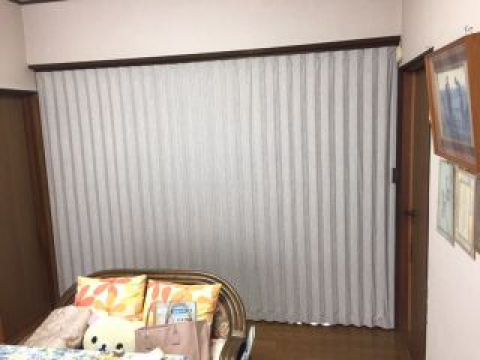 ✤下松河内店✤　周南市M邸　アコーディオンカーテン取り替え工事